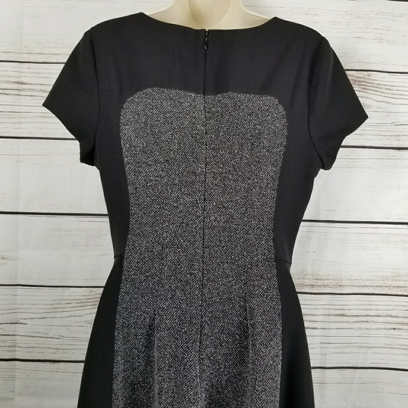 WHBM | Tweed Color Block Midi Dress - Picture 6 of 8